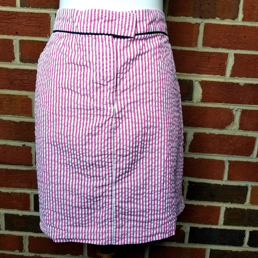 Tommy Hilfiger Seersucker Pencil Skirt 14